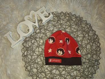 Beanie Kopfumfang 41-43cm "Heidi rot"